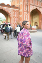 Lade das Bild in den Galerie-Viewer, Lange Kantha-Jacke