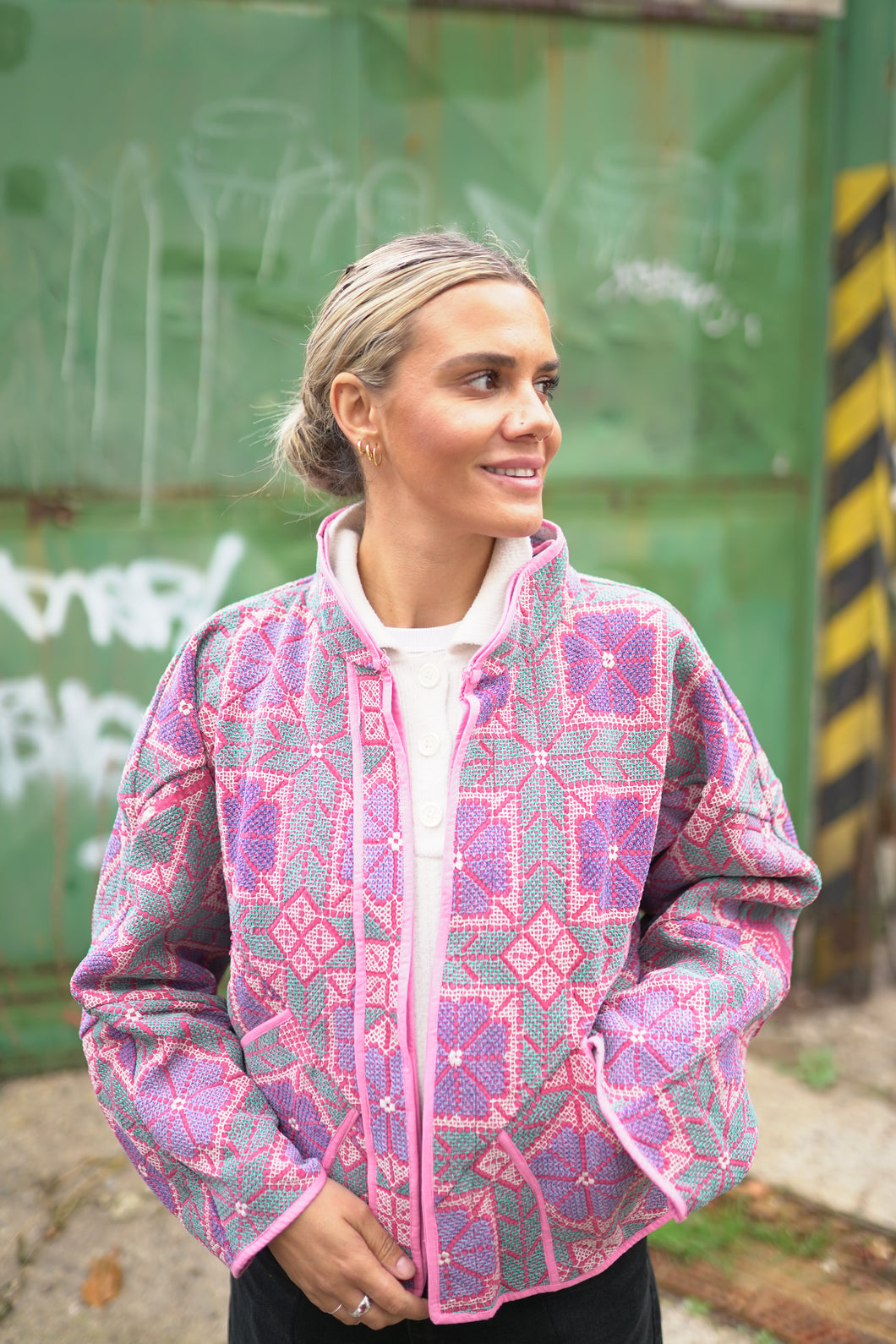 Kantha Short Jacket