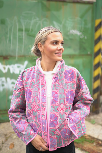 Kantha Short Jacket