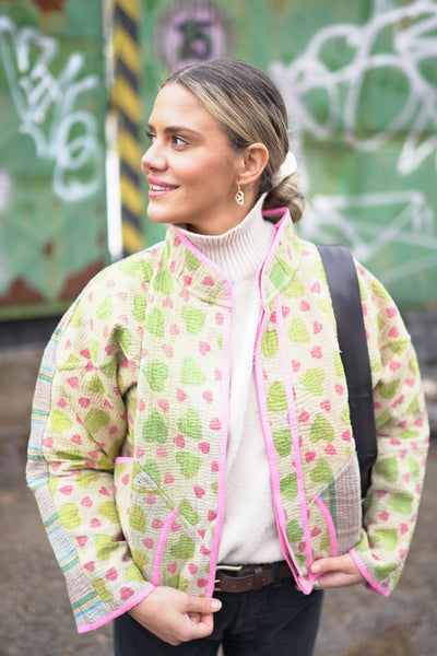 Kurze Kantha-Jacke