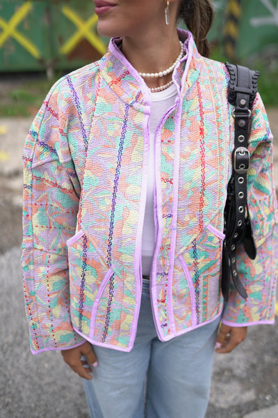 Kantha Short Jacket