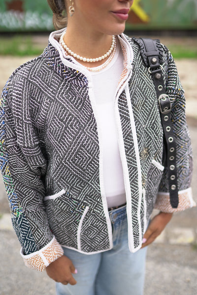 Kantha Short Jacket