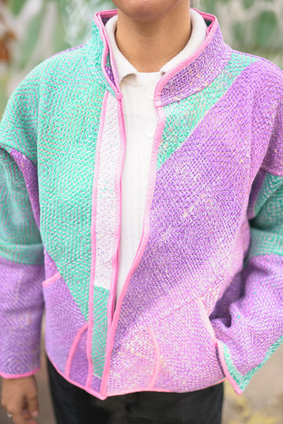 Kantha Short Jacket