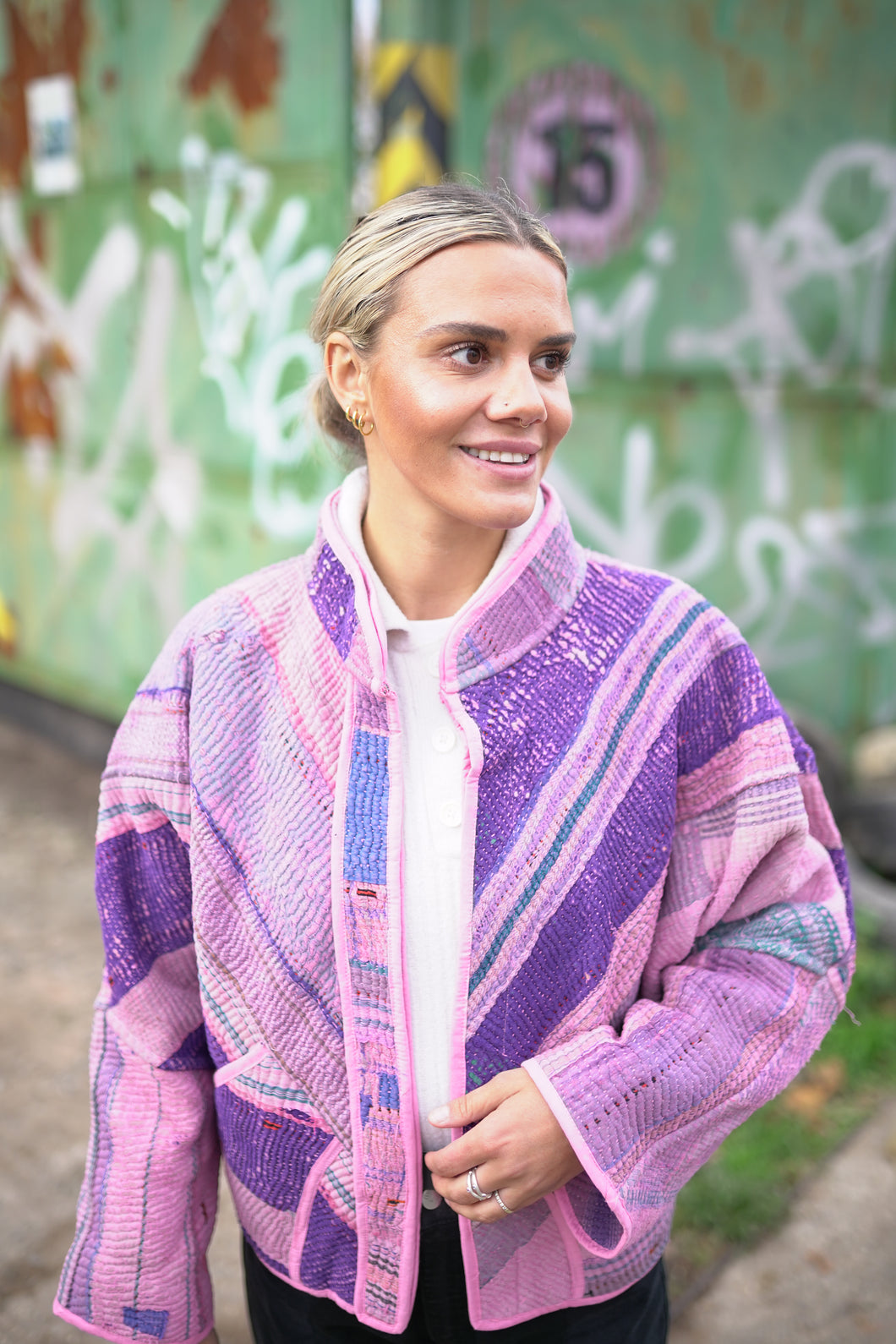 Kantha Short Jacket