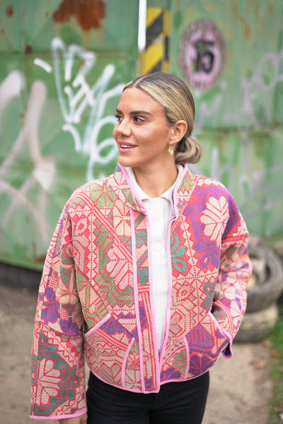 Kantha Short Jacket