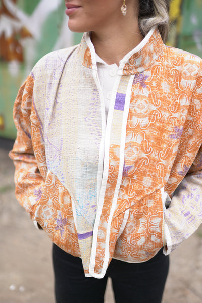 Kantha Short Jacket