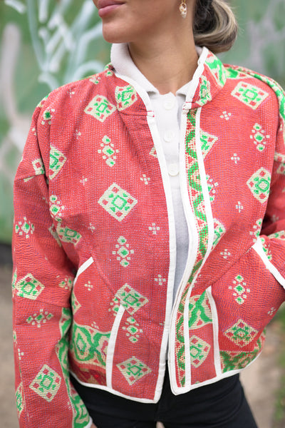 Kantha Short Jacket