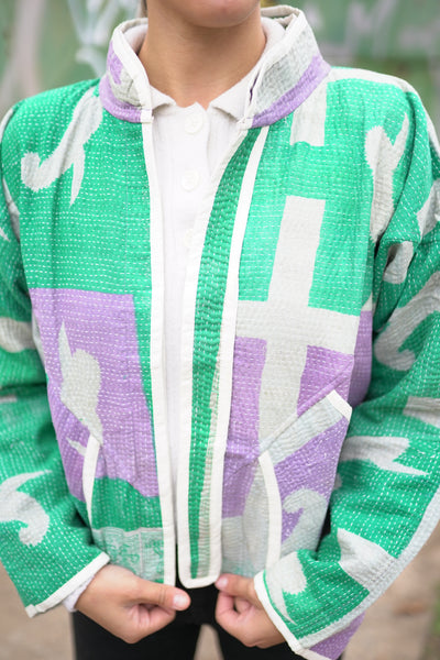 Kantha Short Jacket