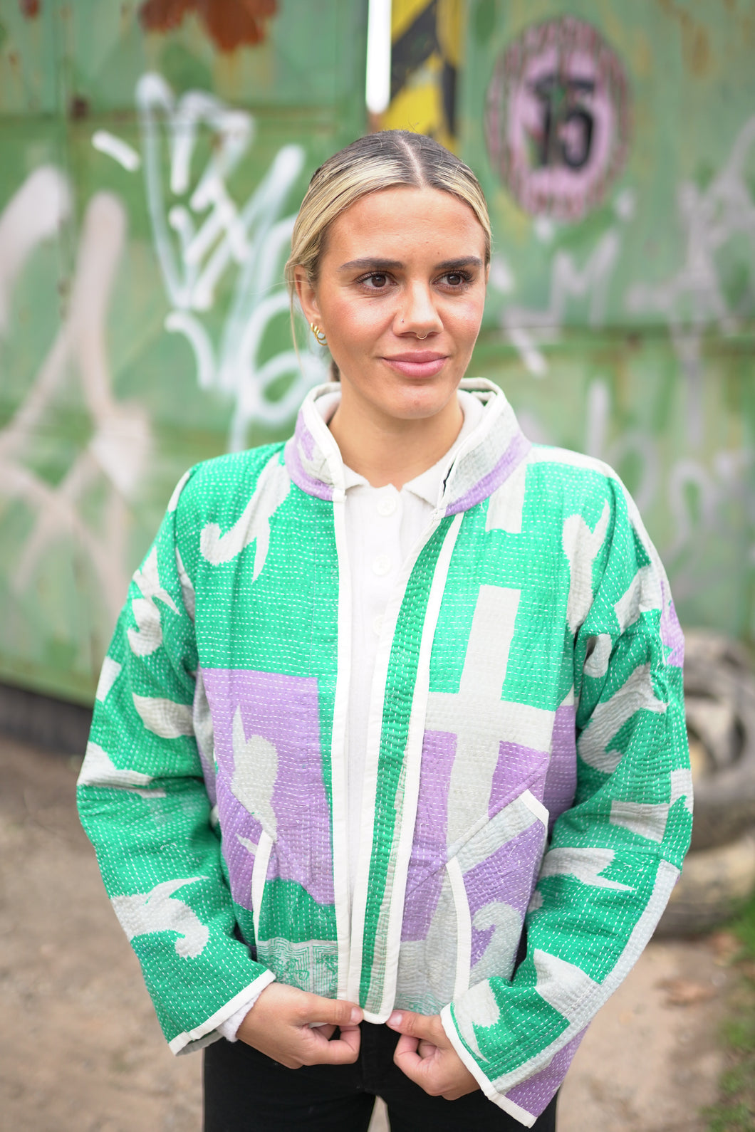 Kantha Short Jacket