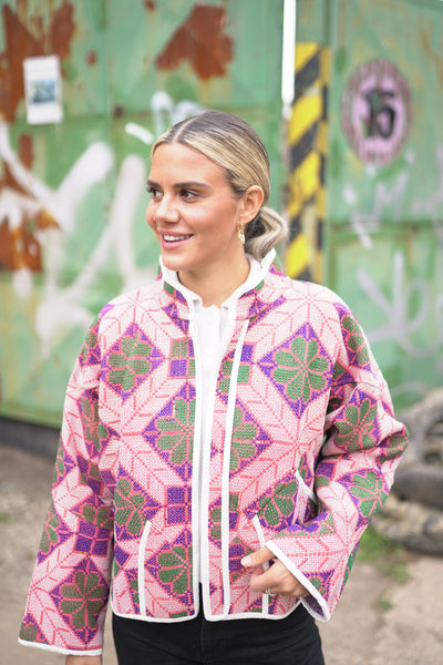 Kantha Short Jacket