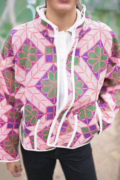 Kantha Short Jacket