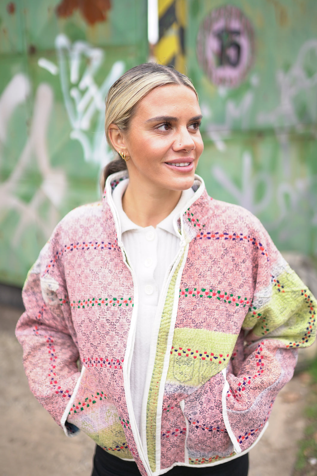 Kantha Short Jacket