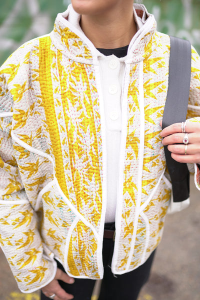 Kurze Kantha-Jacke