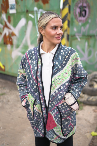 Kantha Long Jacket