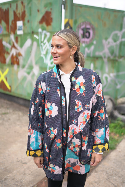 Kantha Long Jacket