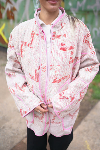 Kantha Long Jacket