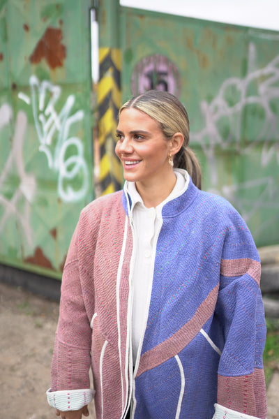 Kantha Long Jacket