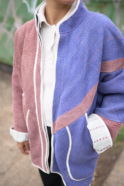 Kantha Long Jacket