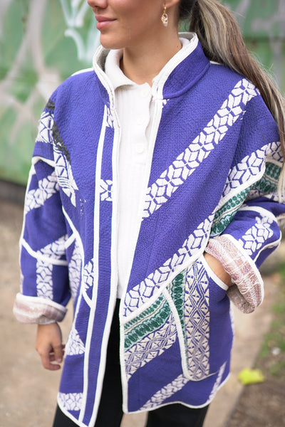 Kantha Long Jacket