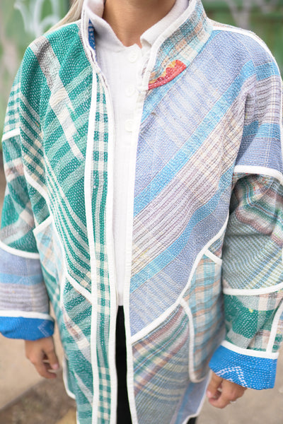 Kantha Long Jacket