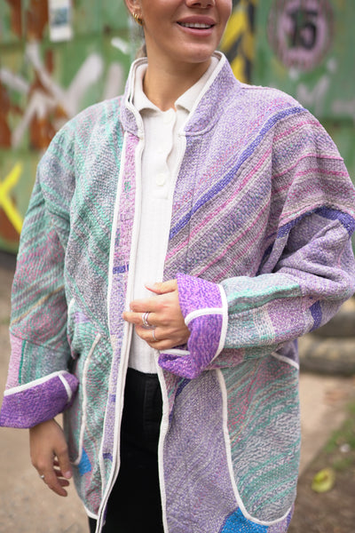 Kantha Long Jacket