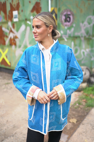 Kantha Long Jacket