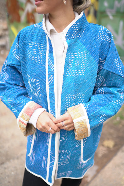 Kantha Long Jacket