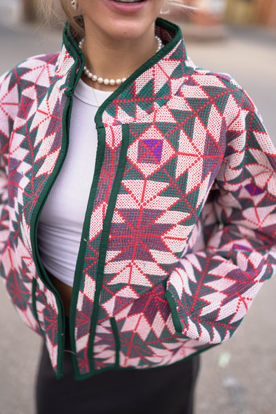 Kantha Short Jacket