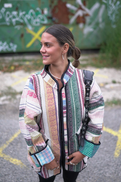 Kantha Long Jacket
