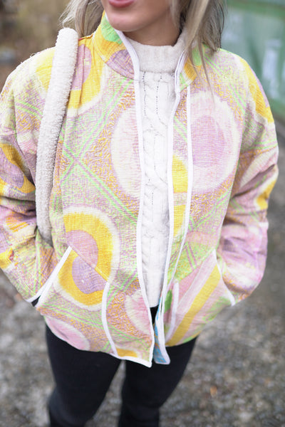 Kantha Short Jacket