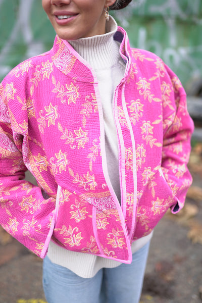 Kantha Short Jacket