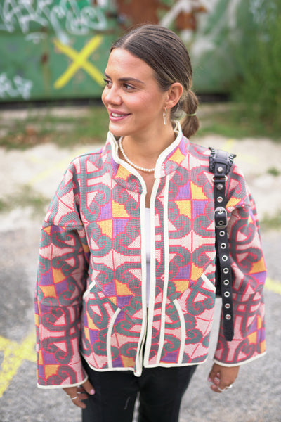 Kantha Short Jacket