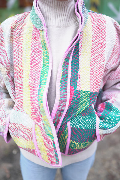 Kantha Short Jacket