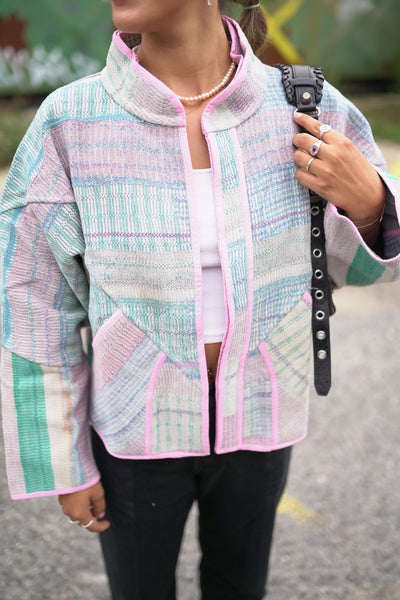 Kantha Short Jacket