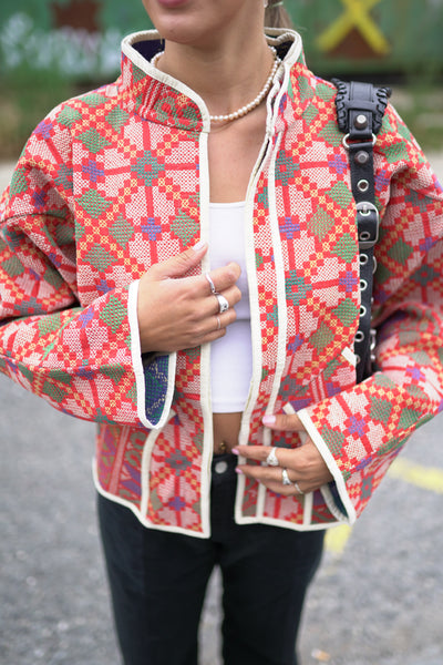 Kantha Short Jacket