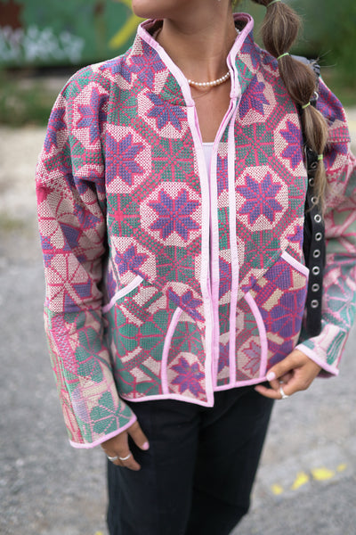 Kantha Short Jacket
