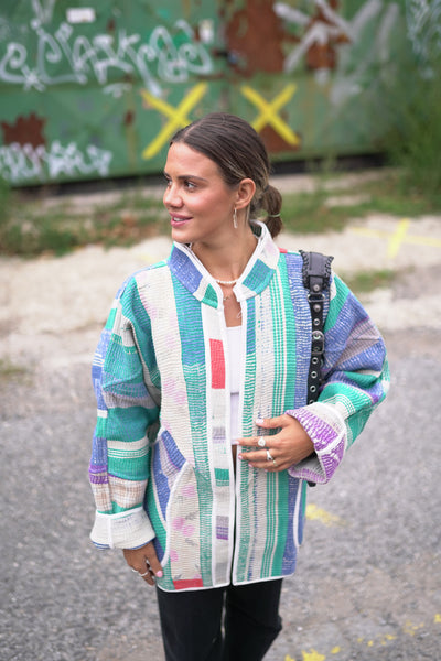 Kantha Long Jacket