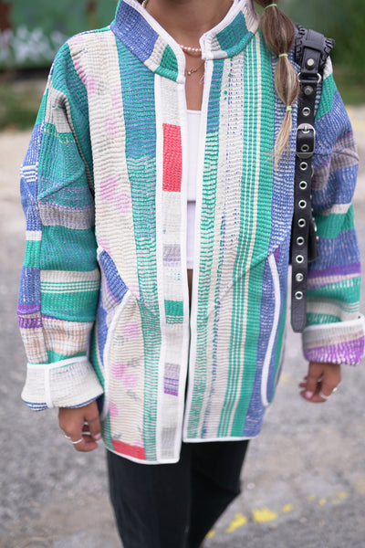 Kantha Long Jacket