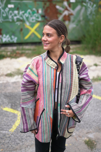 Kantha Long Jacket