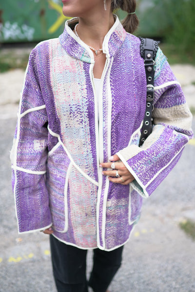 Kantha Long Jacket