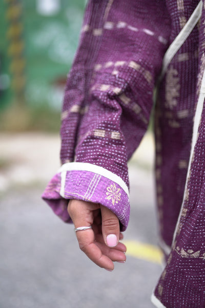 Kantha Long Jacket