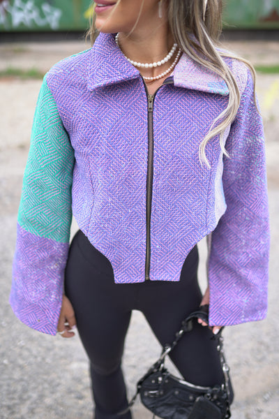 Lange Kantha-Jacke