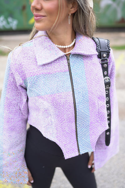 Lange Kantha-Jacke