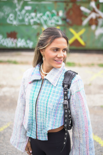 Lange Kantha-Jacke