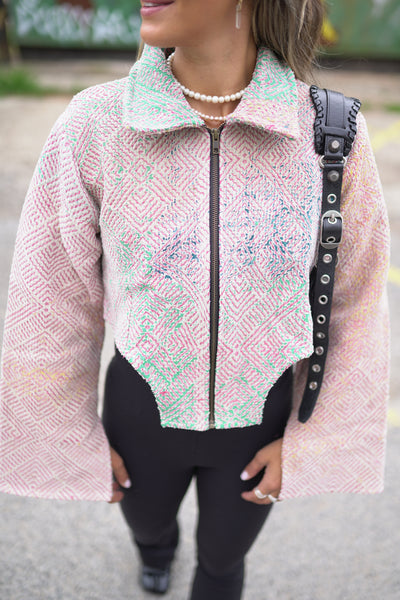 Kantha Long Jacket