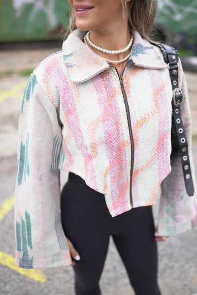 Kantha Long Jacket
