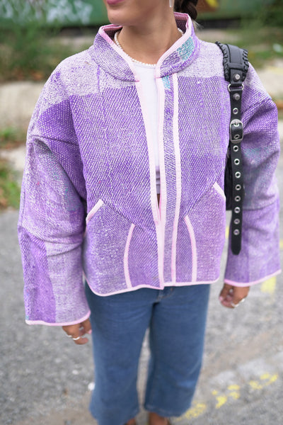 Kurze Kantha-Jacke
