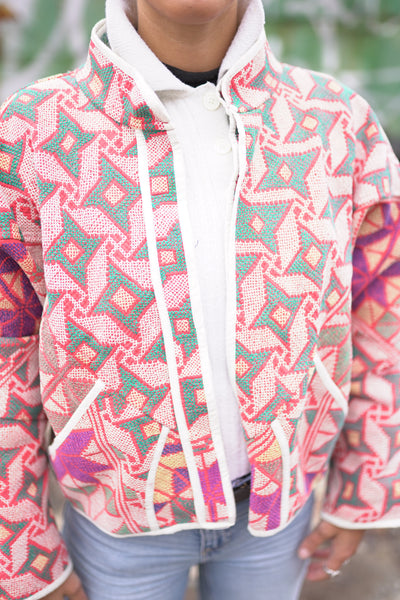 Kantha Short Jacket