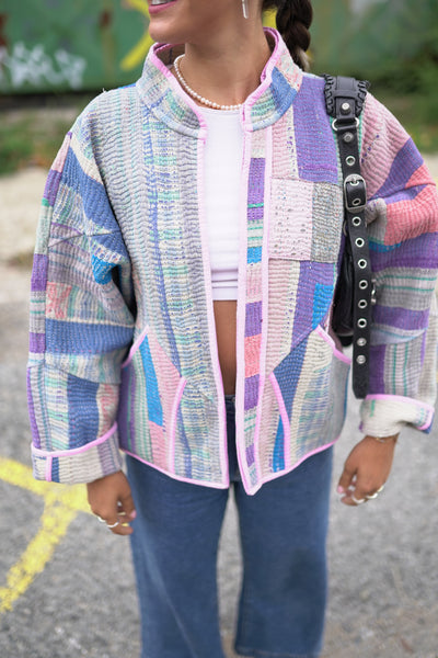 Kantha Short Jacket