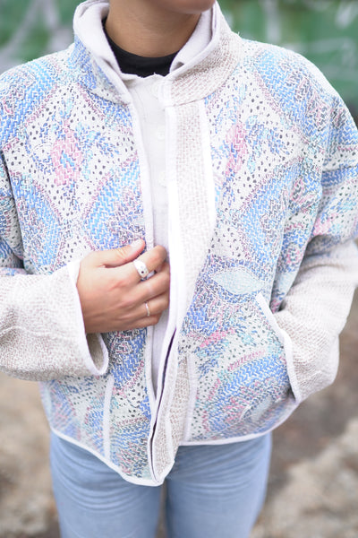 Kantha Short Jacket